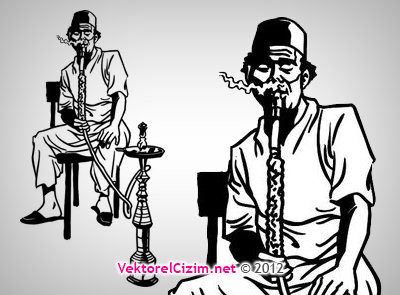Nargile İçen İnsan