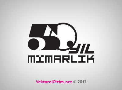 Mimarlık Dergisi 50. Yıl Logo