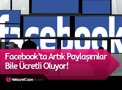 Artık Facebook’ta Paylaşımlar Ücretli!