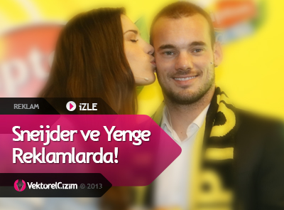 Sneijder ve Yenge Reklamlarda iZLE