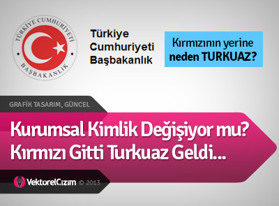 Kırmızı Kurumsal Yerine Turkuaz!