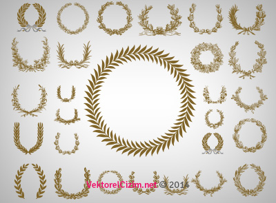 Defne, Çelenk, Zeytin Dalı