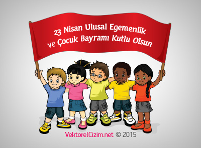 23 Nisan Ulusal Egemenlik ve Çocuk Bayramı Pankartı