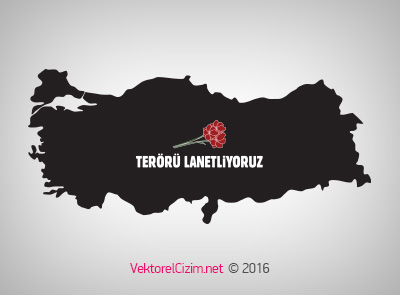 Terörü Lanetliyoruz