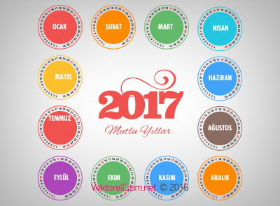2017 Takvimi, Mutlu Yıllar