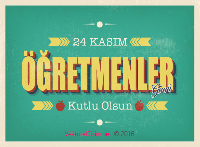 24 Kasım Öğretmenler Günü Kutlu Olsun