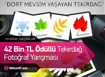42 Bin TL Ödüllü Dört Mevsim Yaşayan Tekirdağ Fotoğraf Yarışması