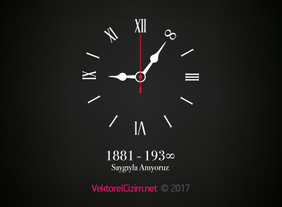 10 Kasım, Atatürk'ü Anma Günü, Saat